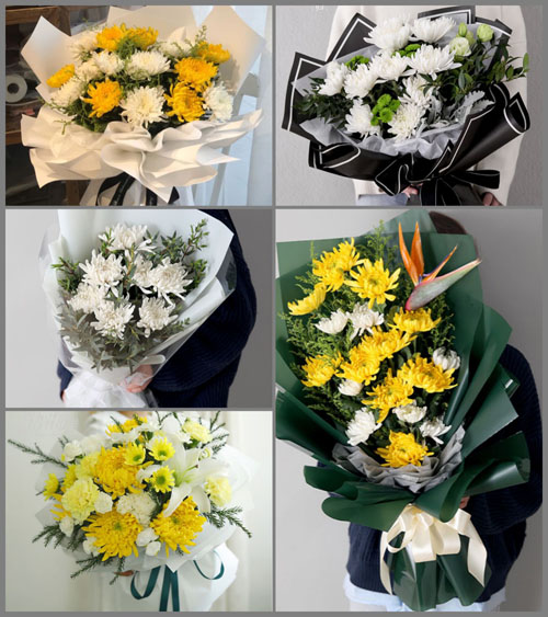 山东济宁嘉祥县纸坊镇张马街村白事花束代送
